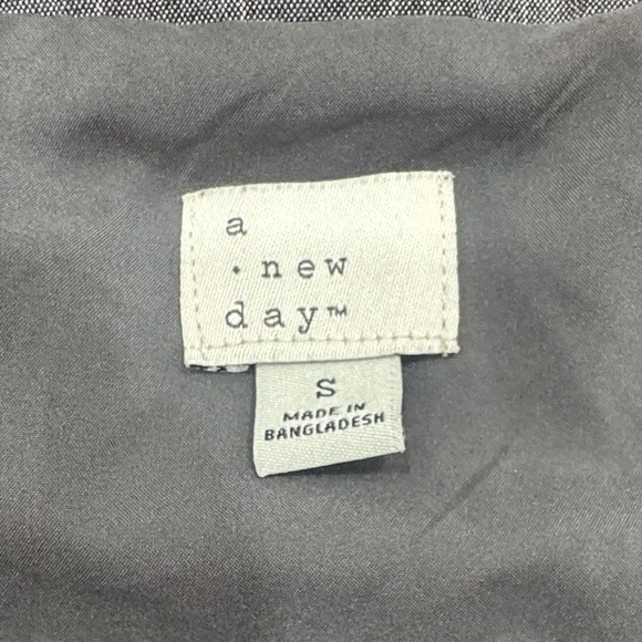 A New Day Pinstripe Gray Vest - Picture 2 of 5